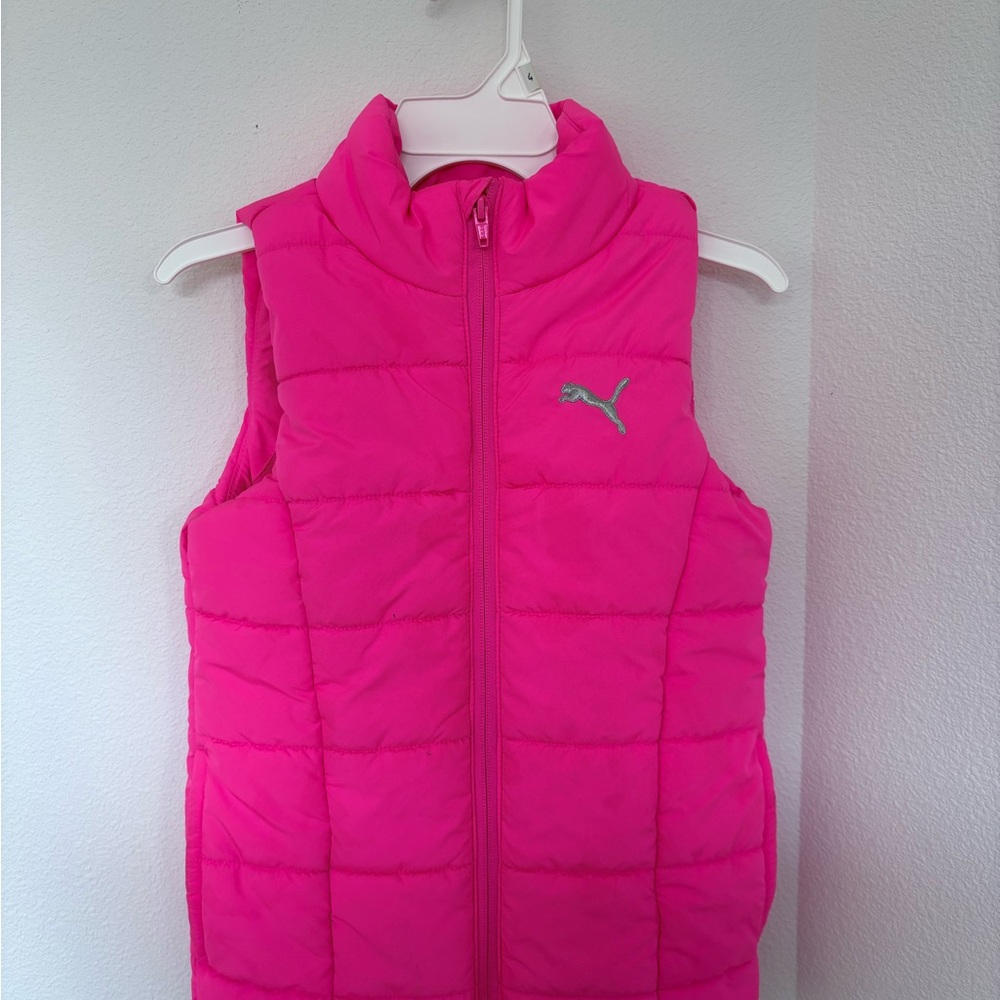 2/$20 - Puma Neon Pink Puffer Vest
